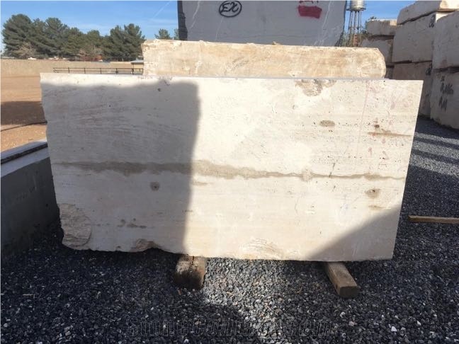 Light Cream Travertine Block, Classic Beige Travertine Block