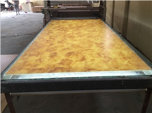 Brown Faux Onyx Slabs Honey Wall Cladding Panel