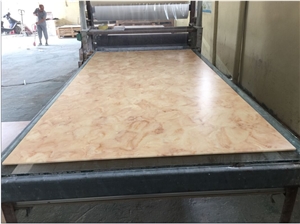 Brown Onyx Slabs Translucent Artificial Stone Panel