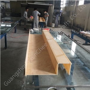 Brown Onyx Slabs Translucent Artificial Stone Panel