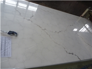 Polished Artificial Alabaster Slab Translucent