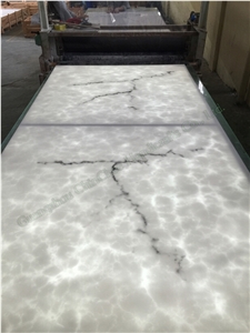 Polished Translucent Stone for Wall Panel Bar Tops