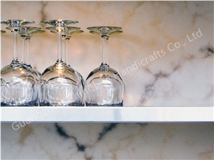 Polished Translucent Stone for Wall Panel Bar Tops