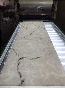 Solid Surface White Artificial Stone Wall Panel Solid Surface White Artificial Stone Wall Panel