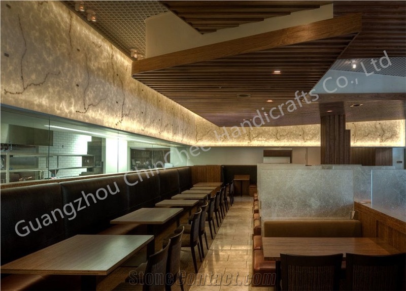 Solid Surface White Artificial Stone Wall Panel