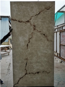 Translucent White Alabaster Stone Artificial Onyx Translucent White Alabaster Stone Artificial Onyx