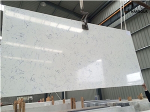 Carrara White Quartz Slab, Carrara Quartz