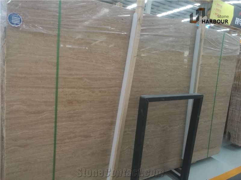 Cream Travertine Slab