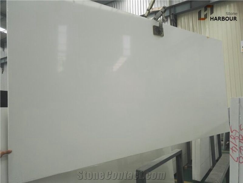 Pure White Quartz Slab, Pure White Slab