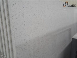 White Mirror Quartz Slab, White Lustre Quartz Slab