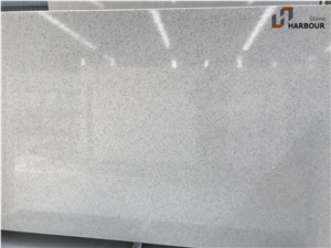 White Mirror Quartz Slab, White Lustre Quartz Slab
