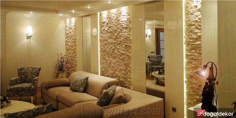 5x10 Splitface Natural Stone Wall Cladding Mosaic