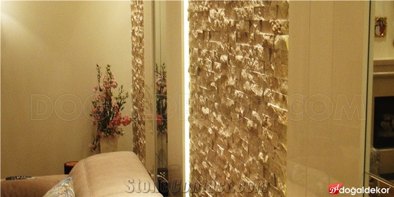 5x10 Splitface Natural Stone Wall Cladding Mosaic