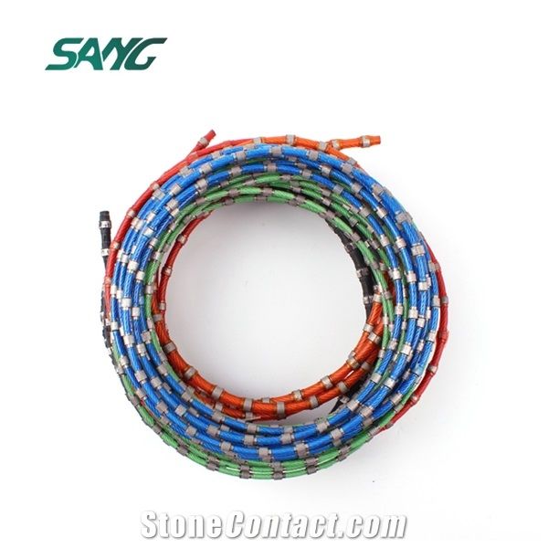 11.5mm Granite Squaring Plastic Wire Diamond Saw
