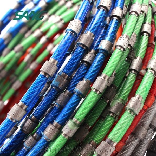11.5mm Granite Squaring Plastic Wire Diamond Saw