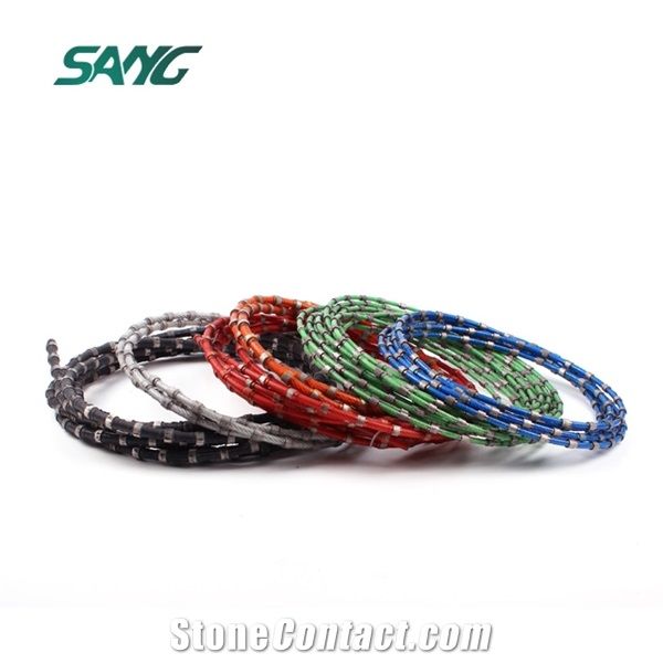 11.5mm Granite Squaring Plastic Wire Diamond Saw