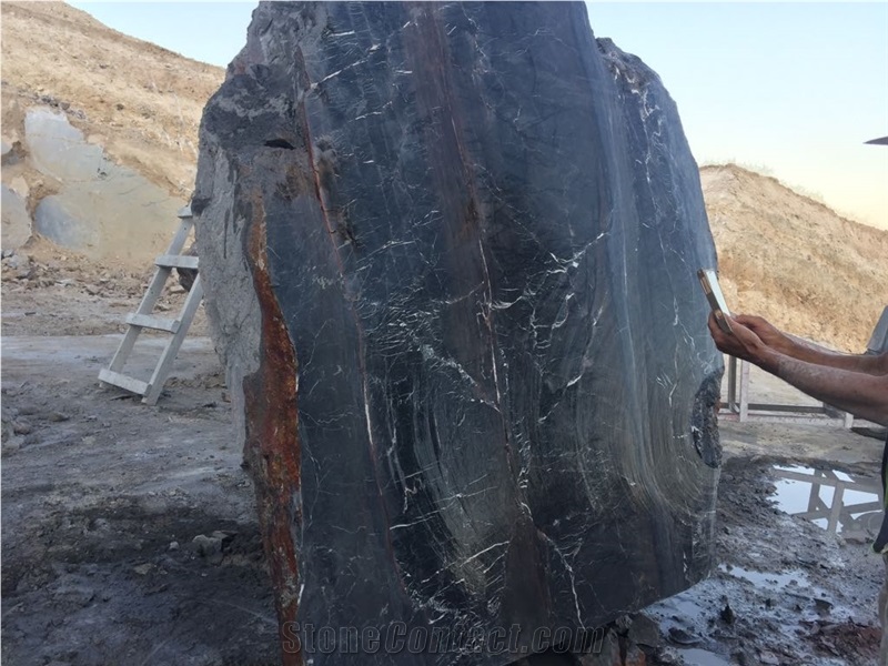 Cadirkaya Black Spider Marble Blocks