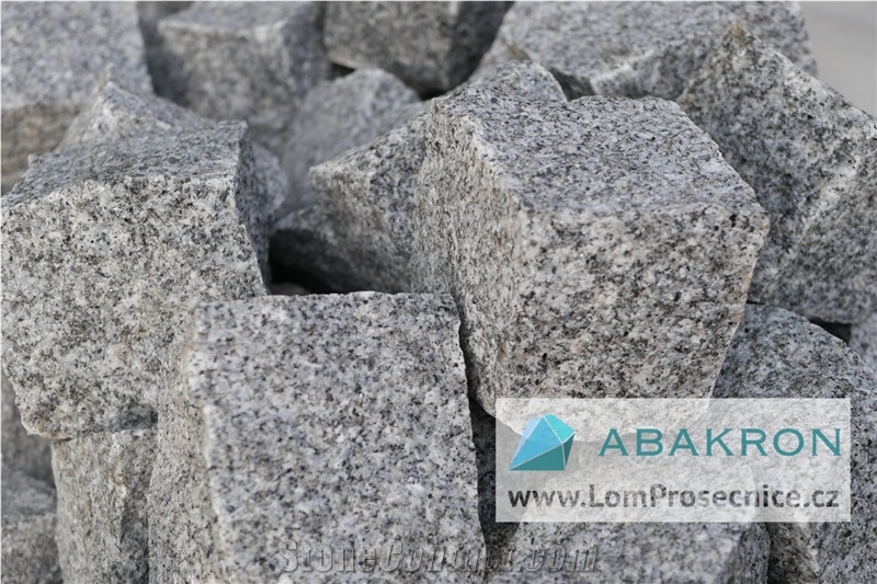 Pozary- Pozarsky Granite Split Cobble Stone, Cube