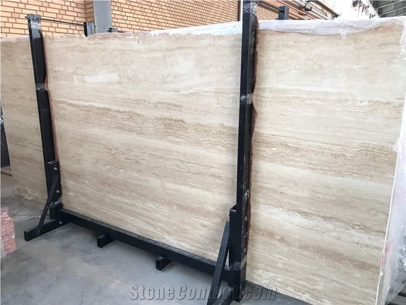 Cream Travertine Slabs