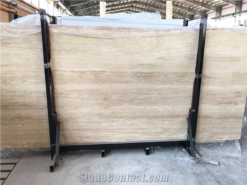 Cream Travertine Slabs