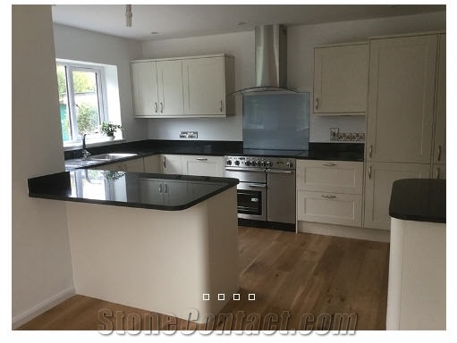 Black Pearl Granite Kitchen Countertop