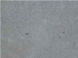 Blue Cobal Limestone Vein Cut Polished