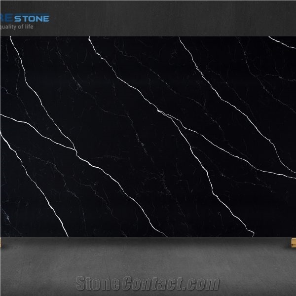 Nero Marquina Artificial Marble Slabs