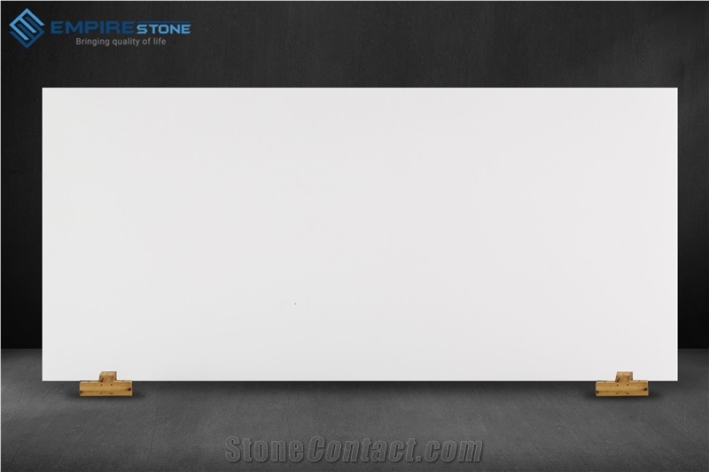 Pure White Artificial Stone Slabs