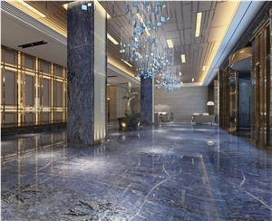 Antique Blue Granite Slabs & Tiles, Pakistan Blue Granite