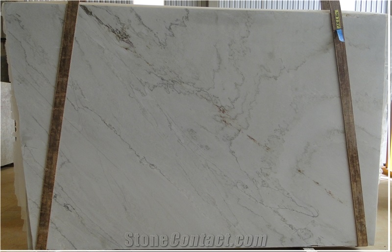 White Santorini Quartzite Slabs
