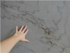 White Santorini Quartzite Slabs