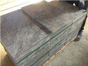 Silver Travertine Premium Quality