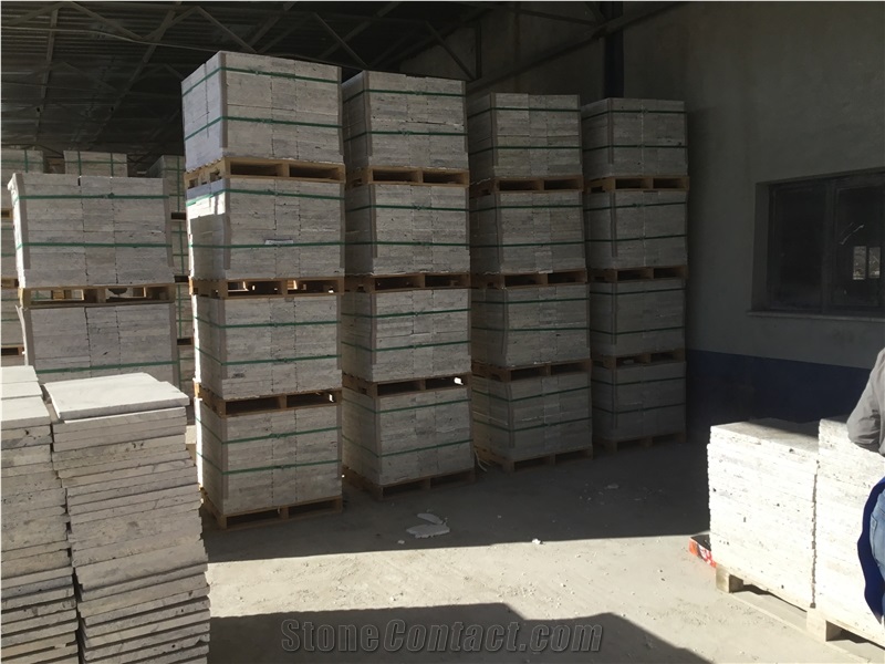 Silver Travertine Premium Quality