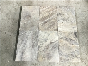Silver Travertine Premium Quality