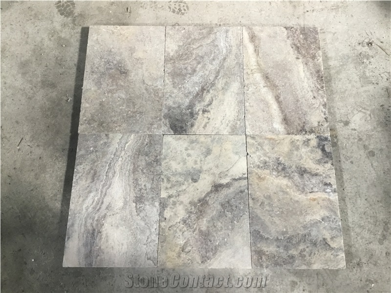 Silver Travertine Premium Quality