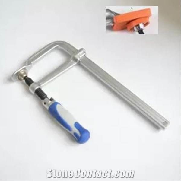 Depth 120mm/4-3/4" F Clamps with Plastic Handle