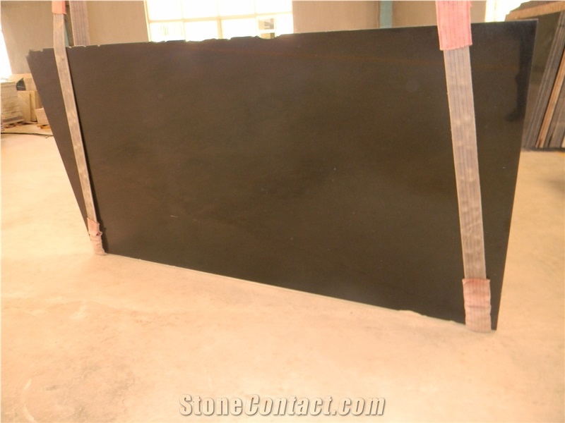 Granite Slabs, Absolute Black Granite