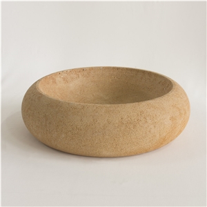 Round Stone Washbasin Diameter 48cm, Height 15cm