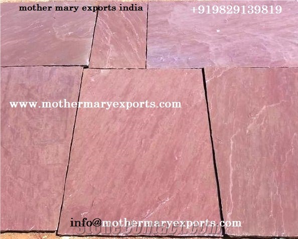 Armaan Red Sandstone Landscaping Stones, Pavers
