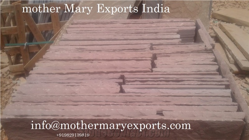 Armaan Red Sandstone Landscaping Stones, Pavers