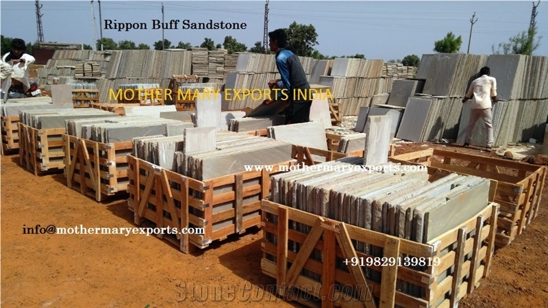 Armaan Red Sandstone Landscaping Stones, Pavers
