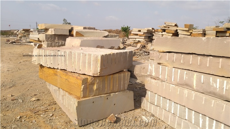 Armaan Red Sandstone Landscaping Stones, Pavers