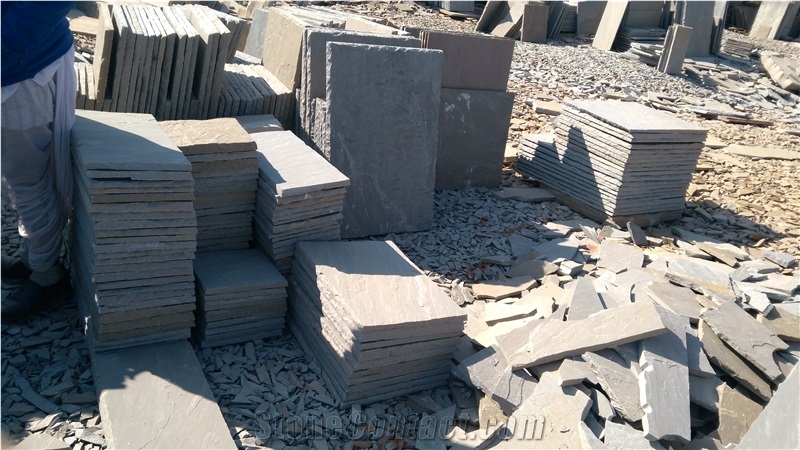 Kandla Grey Sandstone Paving Slabs