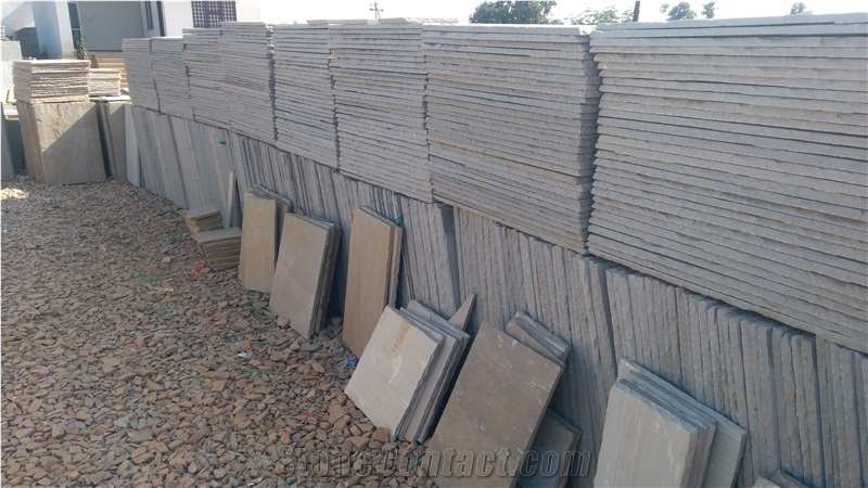 Kandla Grey Sandstone Paving Slabs