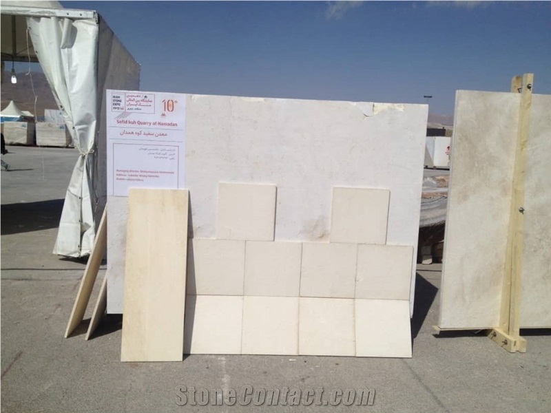 Tramit, Iran White Travertine Block