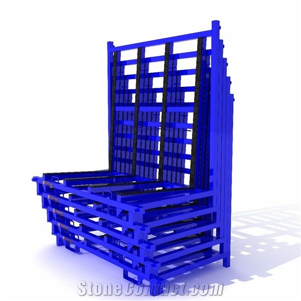 Steel Glass Transportation Racks Slab Buggy Cart