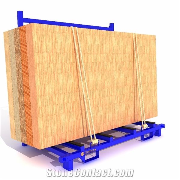 Steel Glass Transportation Racks Slab Buggy Cart