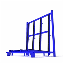 Steel Glass Transportation Racks Slab Buggy Cart