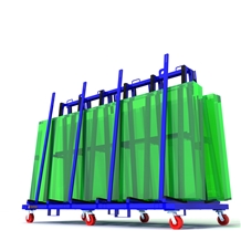 Steel Stone Slab Buggy Glass Transportation Racks