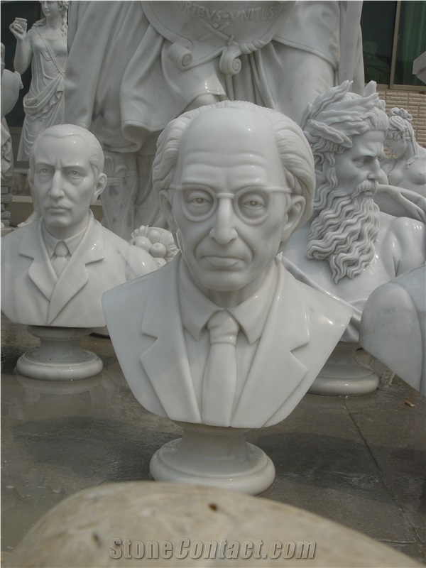 Nice Hand Carved Marble Busts